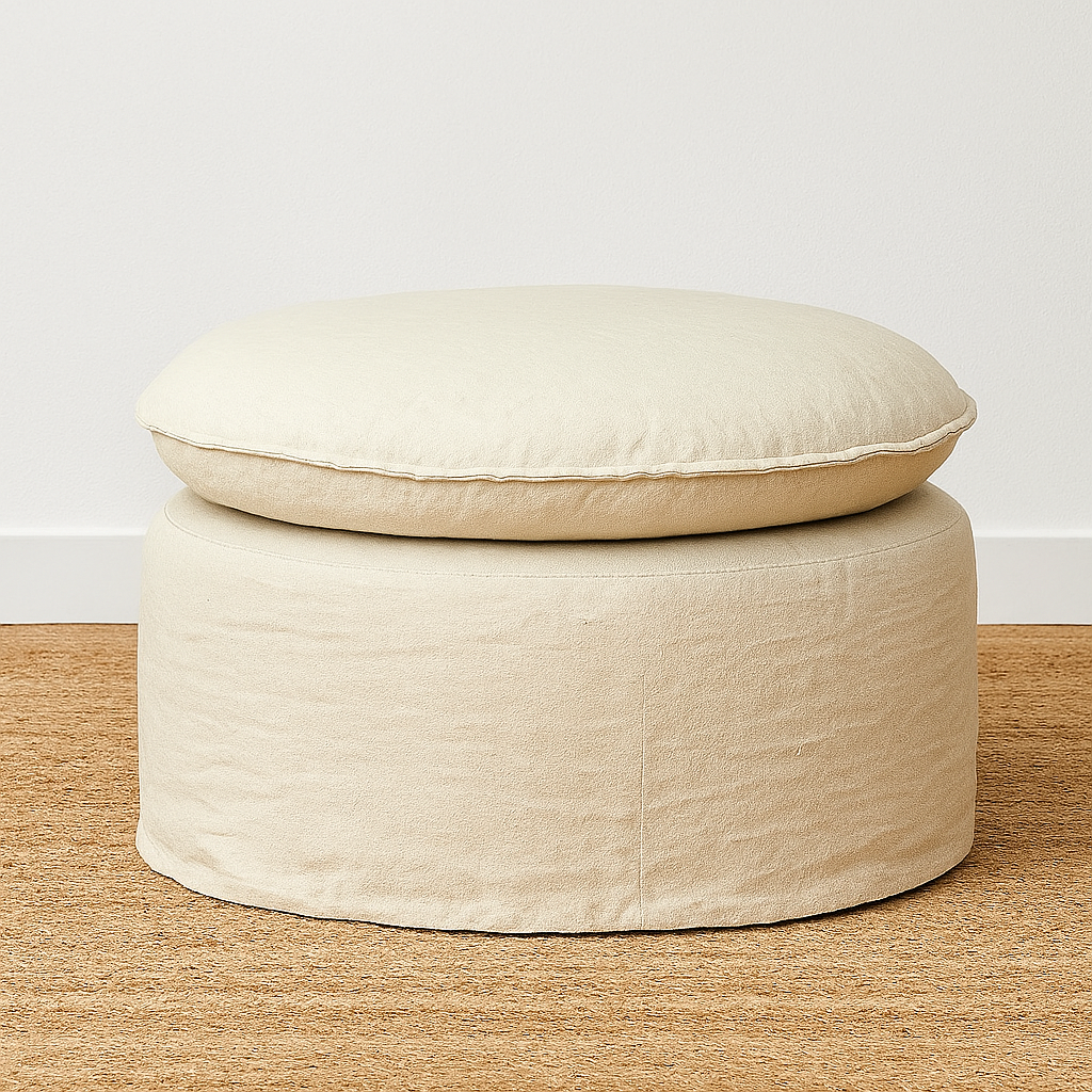 Pouf Larisa en Lino