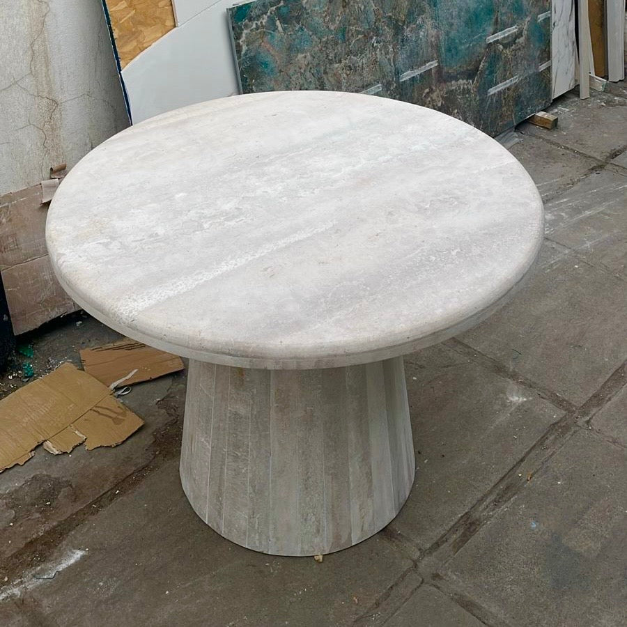 Comedor de Mármol travertino Ojiva