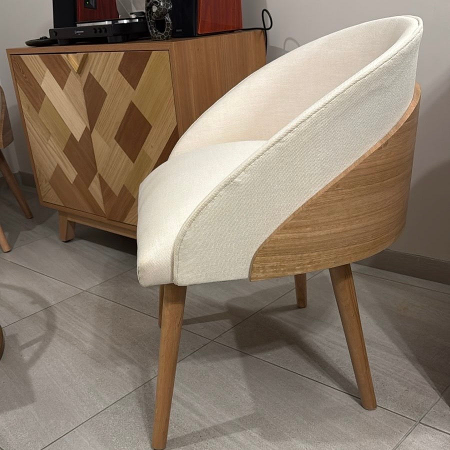 Silla / Sitial lenga oval