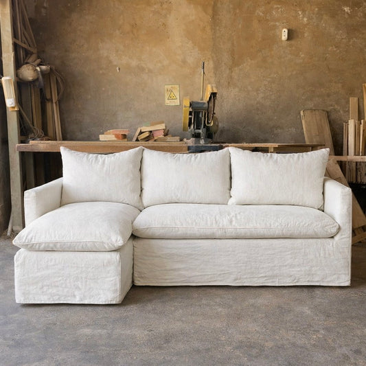 Sofá Seccional Atenas en Lino 3C