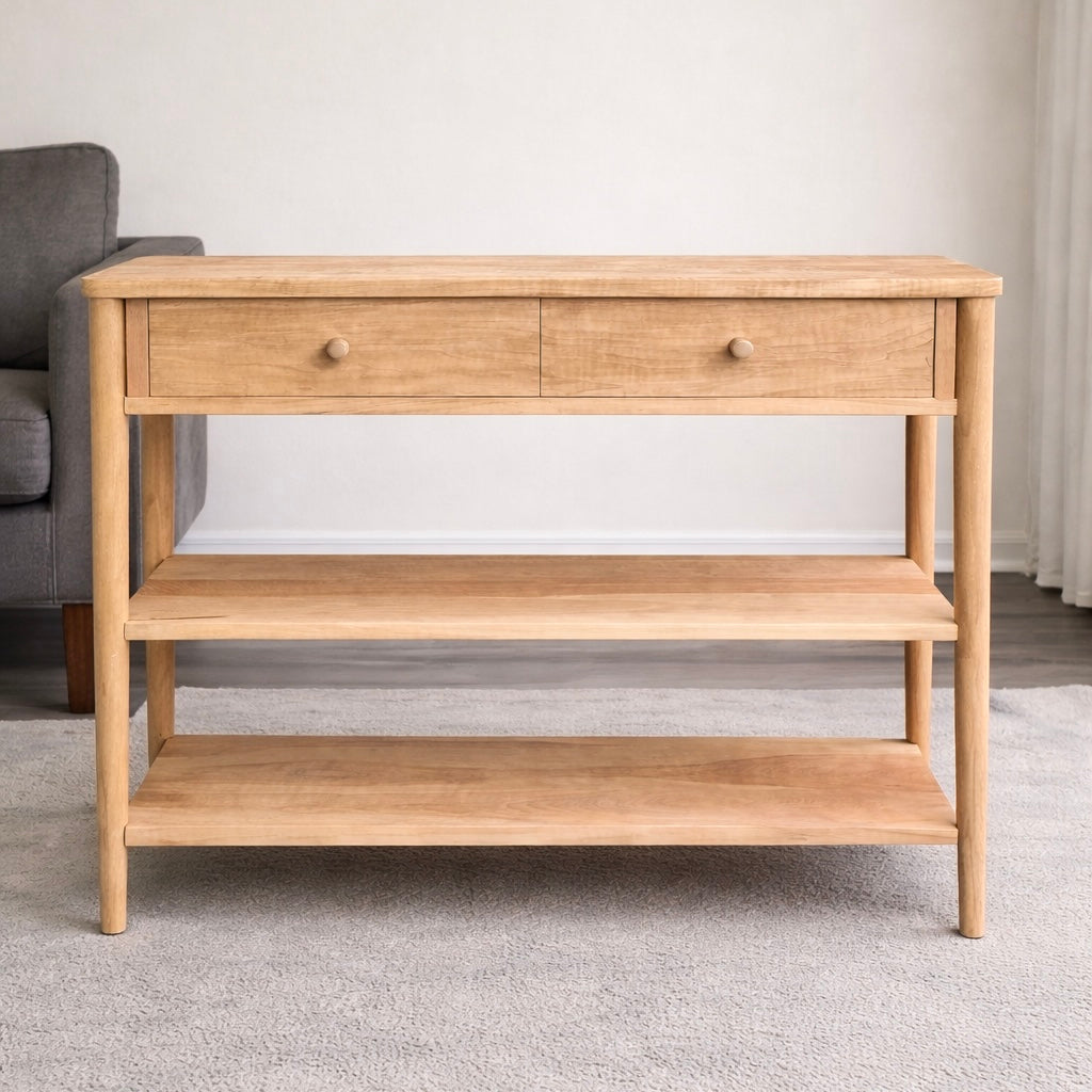 Arrimo torneado en lenga natural