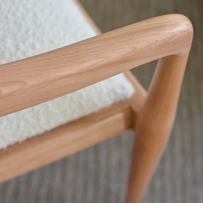 Silla nórdica lenga con tela boucle