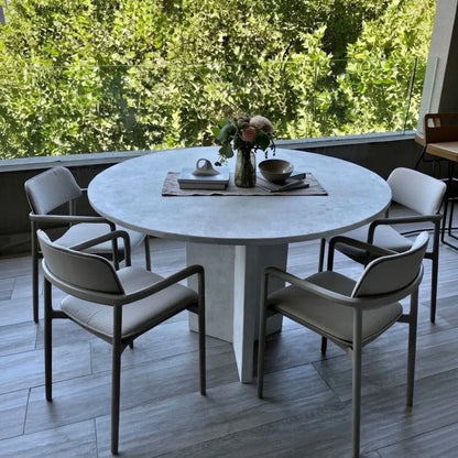 Mesa de Comedor Mármol Rústico