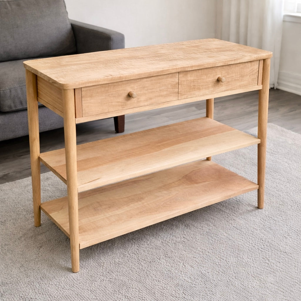 Arrimo torneado en lenga natural