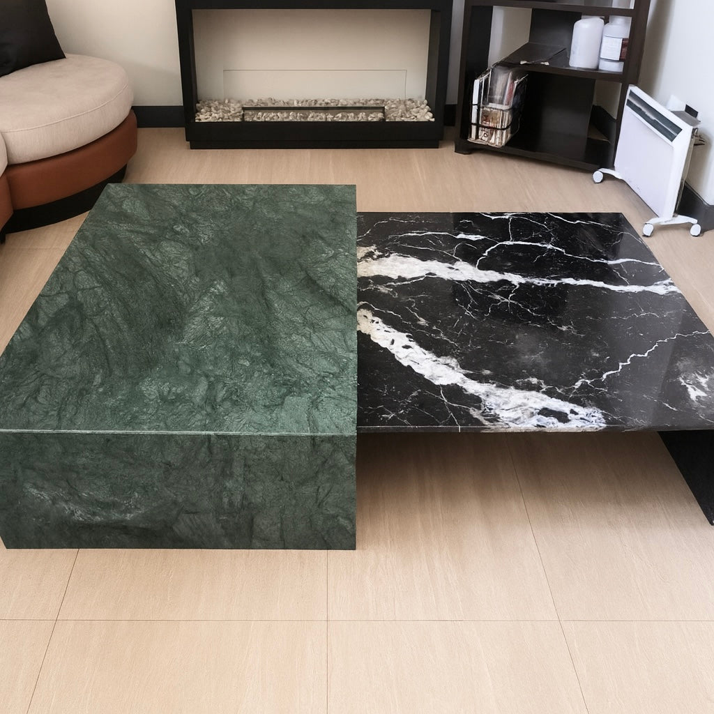 Mesa de Centro nido en Mármol tipo corchete