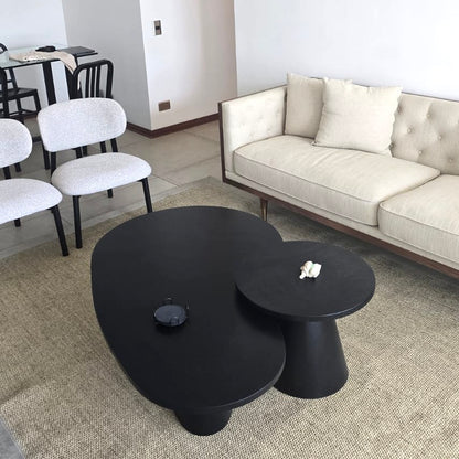 Mesas de centro nido en roble americano black