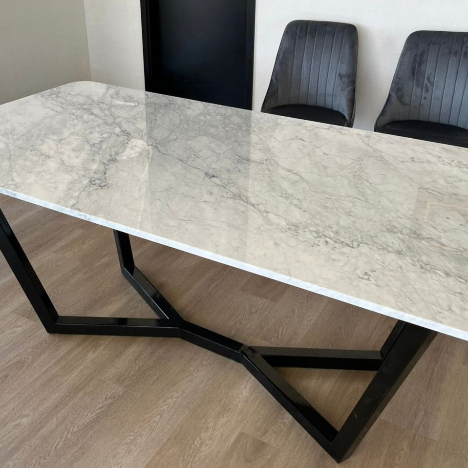 Mesa Comedor mármol Y Black