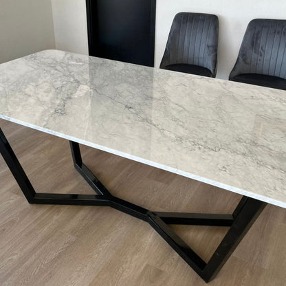 Mesa Comedor mármol Y Black