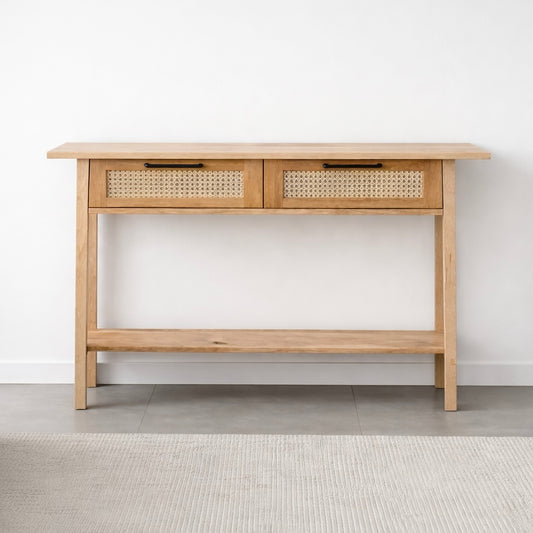 Buffet / Arrimo en lenga y ratán