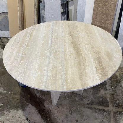 Comedor mármol Maite en Travertino Mate