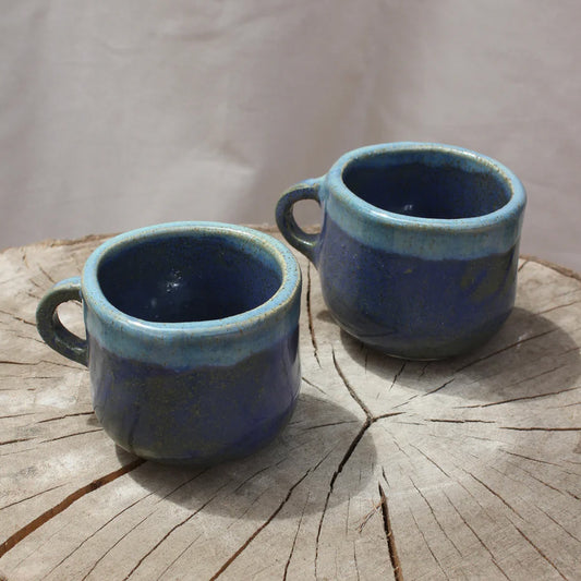 2 Tazas de café cerámica gres